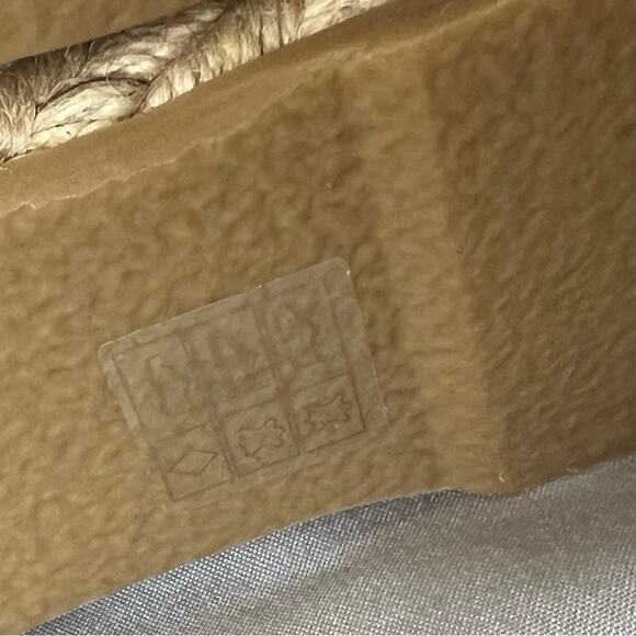 Vince Gaelan Suede Crisscross Wedge Espadrilles Sandals In Violetta size 9 - Picture 10 of 14